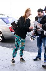 SOPHIE TURNER at Heathrow Airport in London 01/28/2016