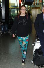 SOPHIE TURNER at Heathrow Airport in London 01/28/2016
