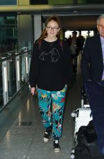 SOPHIE TURNER at Heathrow Airport in London 01/28/2016