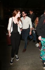 SOPHIE TURNER at LAX Airport in Los Angeles 01/28/2016