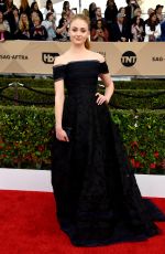 SOPHIE TURNER at Screen Actors Guild Awards 2016 in Los Angeles 01/30/2016