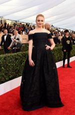 SOPHIE TURNER at Screen Actors Guild Awards 2016 in Los Angeles 01/30/2016