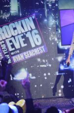 STACY FERGIE FERGUSON at Dick Clark’s New Year’s Rockin Eve with Ryan Seacrest 2016 in New York 12/31/2015