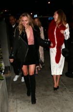 SUKI and IMMY WATERHOUSE at Boa Steakhouse in West Hollywood 01/08/2016