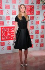 SUKI WATERHOUSE at Sidaction Gala Dinner 2016 in Paris 01/28/2016