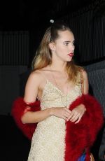 SUKI WATERHOUSE at W Magazine Golden Globe Party in Los Angeles 01/07/2016