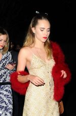 SUKI WATERHOUSE at W Magazine Golden Globe Party in Los Angeles 01/07/2016