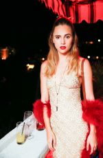 SUKI WATERHOUSE at W Magazine Golden Globe Party in Los Angeles 01/07/2016