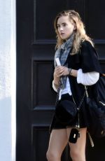 SUKI WATERHOUSE in Shorts Out and About in Los Angeles 01/19/2016