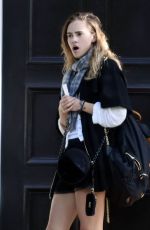 SUKI WATERHOUSE in Shorts Out and About in Los Angeles 01/19/2016