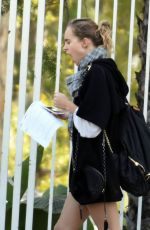 SUKI WATERHOUSE in Shorts Out and About in Los Angeles 01/19/2016