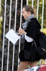 SUKI WATERHOUSE in Shorts Out and About in Los Angeles 01/19/2016