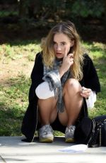 SUKI WATERHOUSE in Shorts Out and About in Los Angeles 01/19/2016