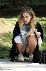 SUKI WATERHOUSE in Shorts Out and About in Los Angeles 01/19/2016