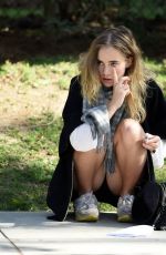 SUKI WATERHOUSE in Shorts Out and About in Los Angeles 01/19/2016