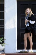 SUKI WATERHOUSE in Shorts Out and About in Los Angeles 01/19/2016