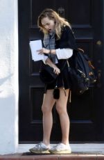 SUKI WATERHOUSE in Shorts Out and About in Los Angeles 01/19/2016