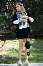 SUKI WATERHOUSE in Shorts Out and About in Los Angeles 01/19/2016