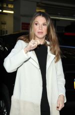SUTTON FOSTER Arrives at The Younger AOL Build Speaker Series in New York 01/13/2016
