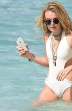 TALLIA STORM in Swimsuit at a Beach in Barbados 01/01/2016