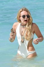 TALLIA STORM in Swimsuit at a Beach in Barbados 01/01/2016
