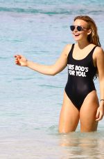 TALLIA STORM in Swimsuit at a Beach in Barbados 01/04/2016