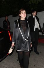 TALLULAH WILLIS Arrives at Chateau Marmont in West Hollywood 01/11/2016