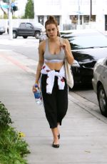 TALLULAH WILLIS in Tank Top Leaves a Gym in Los Angeles 01/27/2016