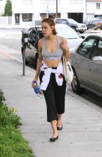 TALLULAH WILLIS in Tank Top Leaves a Gym in Los Angeles 01/27/2016