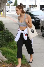 TALLULAH WILLIS in Tank Top Leaves a Gym in Los Angeles 01/27/2016