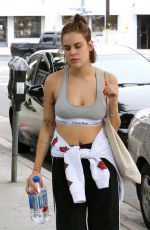 TALLULAH WILLIS in Tank Top Leaves a Gym in Los Angeles 01/27/2016