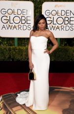 TARAJI P. HENSON at 73rd Annual Golden Globe Awards in Beverly Hills 10/01/2016