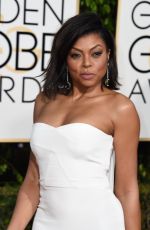 TARAJI P. HENSON at 73rd Annual Golden Globe Awards in Beverly Hills 10/01/2016