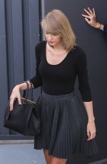 TAYLOR SWIFT Leaves Boa Steakhouse Restaurant in Los Angeles 01/17/2016