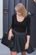 TAYLOR SWIFT Leaves Boa Steakhouse Restaurant in Los Angeles 01/17/2016