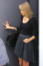TAYLOR SWIFT Leaves Boa Steakhouse Restaurant in Los Angeles 01/17/2016