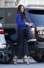 TERRI SEYMOUR Arrives at a Studio in Van Nuys 01/08/2016