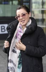 TINA ARENA Leaves BBC Breakfast Studio in Manchester 01/25/2016