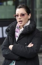 TINA ARENA Leaves BBC Breakfast Studio in Manchester 01/25/2016