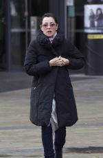 TINA ARENA Leaves BBC Breakfast Studio in Manchester 01/25/2016