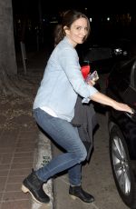 TINA FEY Leaves Madeo Restaurant in Beverly Hills 01/30/2016