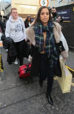 TISHA MERRY Arrives at Euston Station in London 01/20/2016