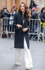 TROIAN BELLISARIO Leaves The View in New York 01/12/2016
