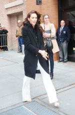 TROINA BELLISARIO Leaves The View in New York 01/12/2016