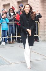 TROINA BELLISARIO Leaves The View in New York 01/12/2016