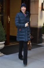 UMA THURMAN at A Brunch for the Movie Hateful Eight Held at The Monkey Bar in New York 01/05/2016