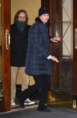UMA THURMAN at A Brunch for the Movie Hateful Eight Held at The Monkey Bar in New York 01/05/2016