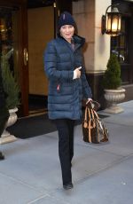 UMA THURMAN at A Brunch for the Movie Hateful Eight Held at The Monkey Bar in New York 01/05/2016