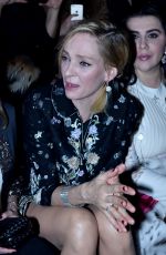 UMA THURMAN at Guo Pei Spring/Summer 2016 Fashion Show in Paris 01/27/2016