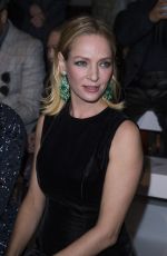 UMA THURMAN at Ralph & Russo Haute Couture Spring/Summer 2016 Fashion Show in Paris 01/25/2016